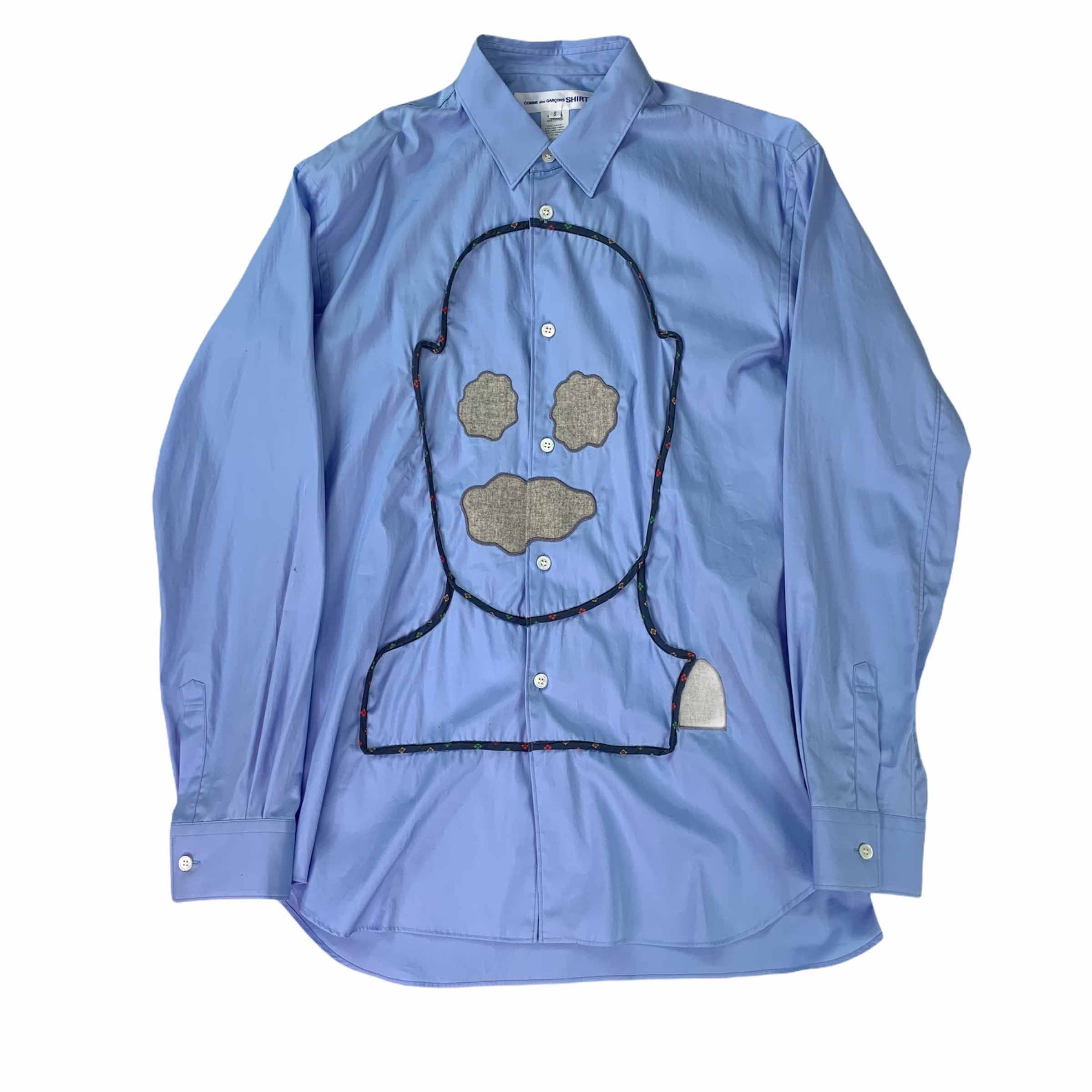 [Comme Des Garcons] Ghost Shirt Skyblue- SIZE S